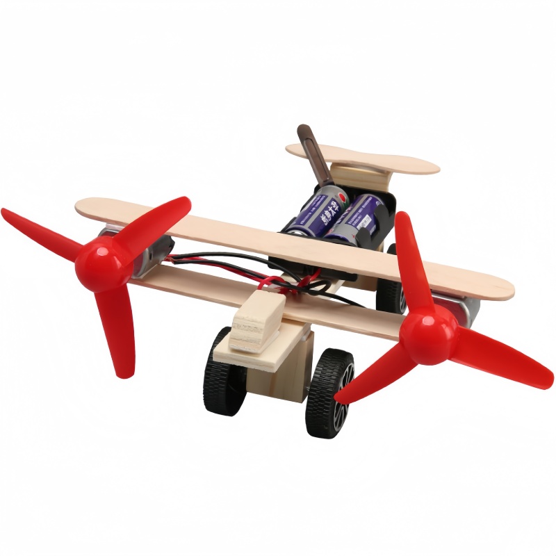 Science Project Kit - 1-3 szt. Dwielopłatowy szybowiec – zestaw