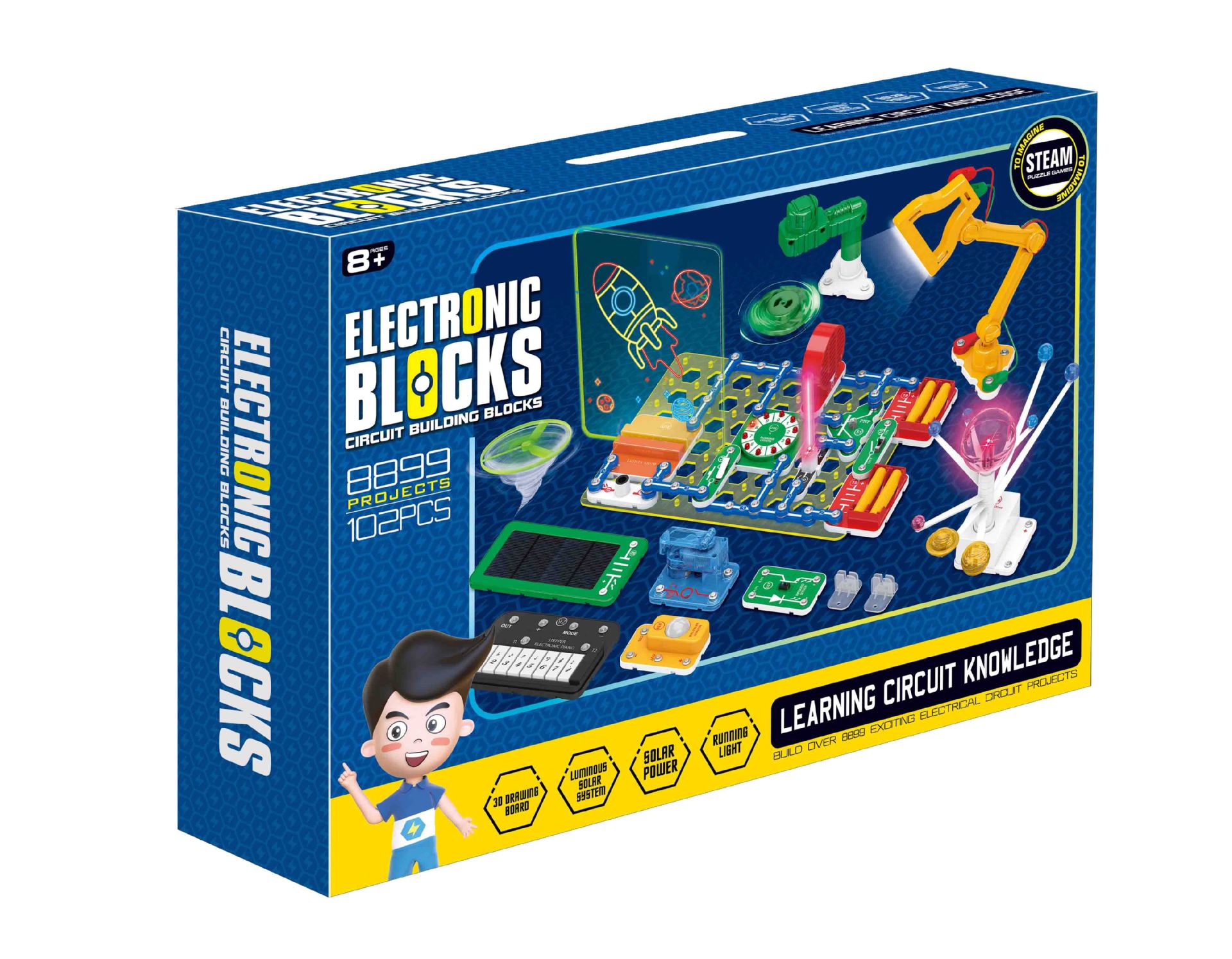 Science Kit - Klocki edukacyjne STEM, elektronika, fizyka, technologia,